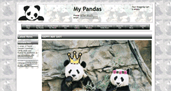 Desktop Screenshot of mypandas.com