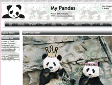 Tablet Screenshot of mypandas.com